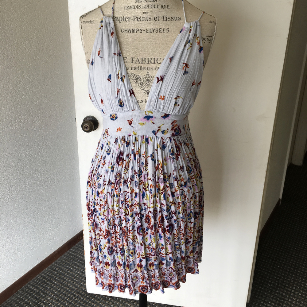 Kimchi Blue, Urban Outfitter Blue Floral Sundress